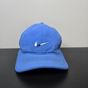 Nike Hat Cap Mens Strap Back Blue VRS RZN Swoosh‎ Logo Performance Golf Golfing